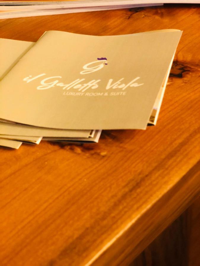 Il Galletto Viola, Luxury Room & Suite パラッツォーロ・アクレイデ エクステリア 写真